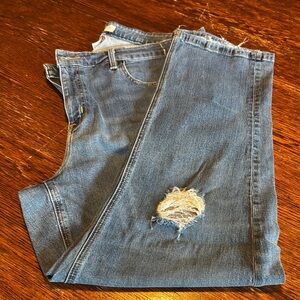 Distressed Blue Jeans by Lane Bryant, size 20